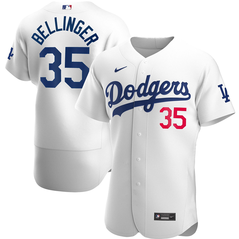 2020 MLB Men Los Angeles Dodgers Cody Bellinger Nike White Home 2020 Authentic Player Jersey 1->los angeles dodgers->MLB Jersey